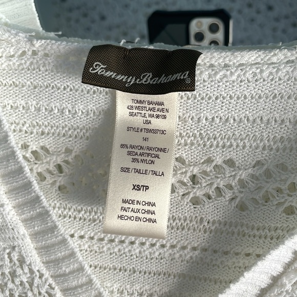 Tommy Bahama Swim Coverup/Shirt Sz XS - Picture 5 of 8